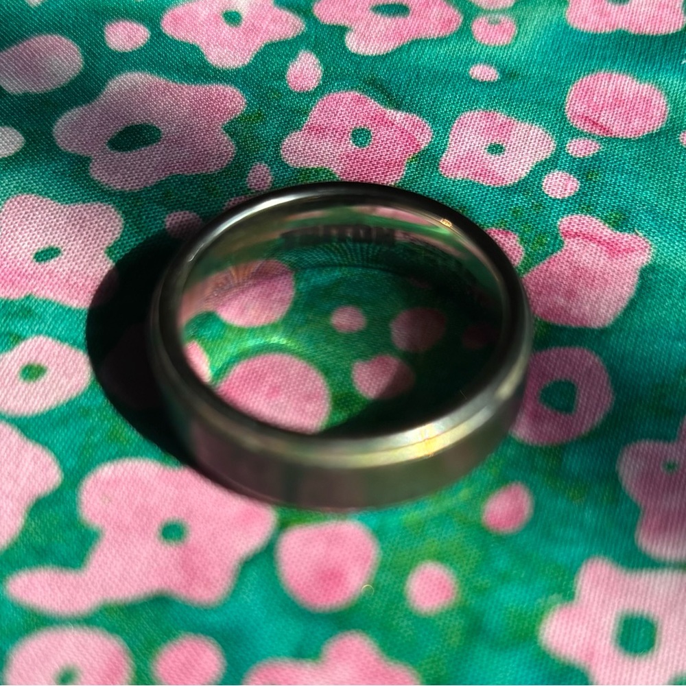 Sleek Black Ring - image 2